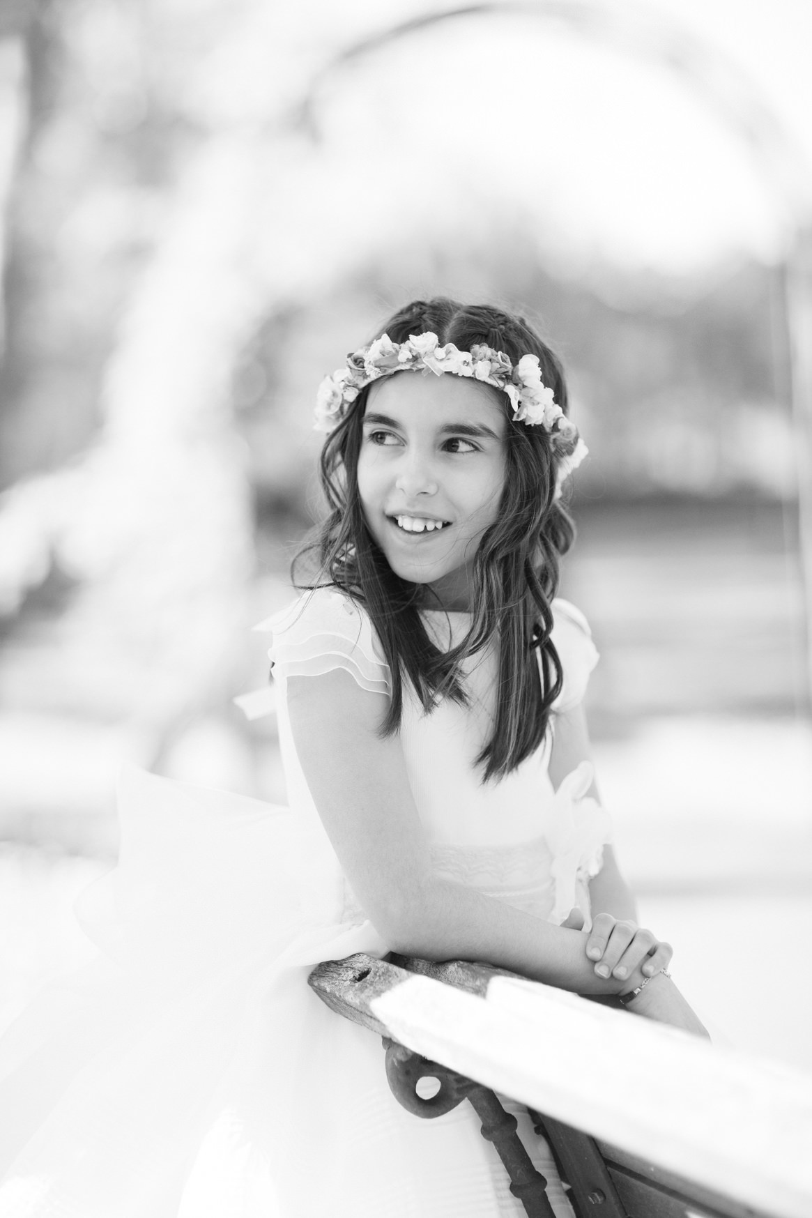 reportaje comunión blanco y negro. Fotografo Vizcaya, Pais Vasco