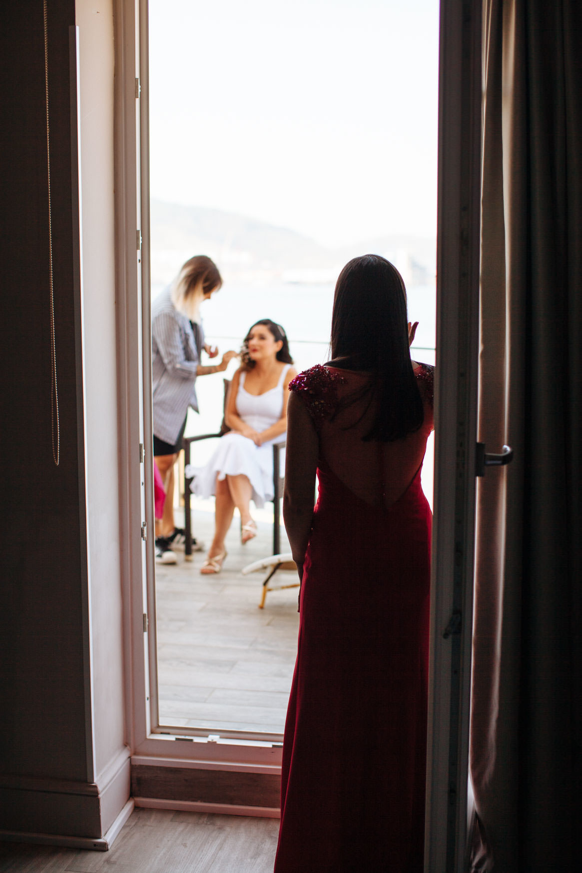 Reportaje preparacion novia en hotel Igeretxe de Getxo, Euskadi
