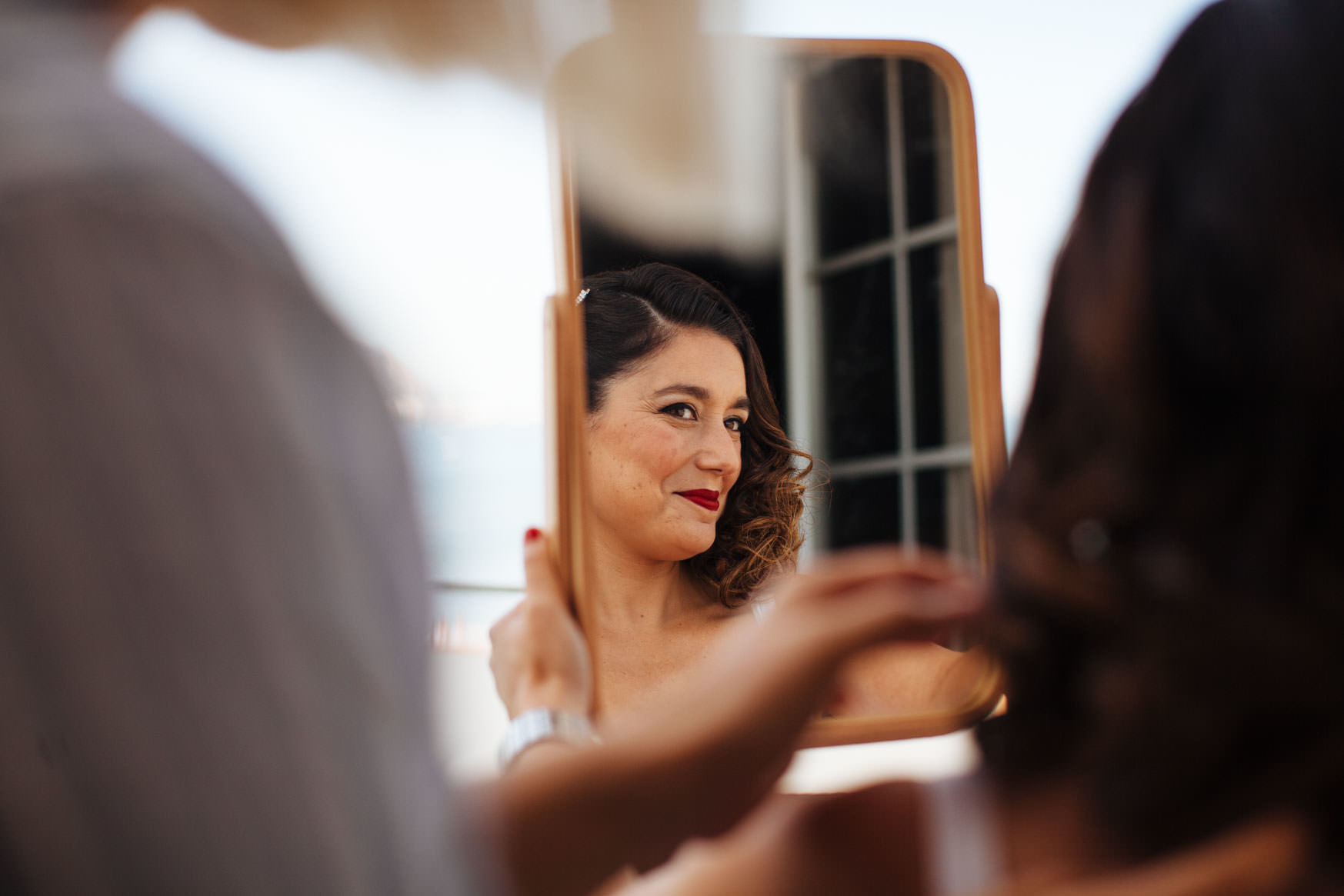 Retrato novia. Fotografo de bodas Bilbao.