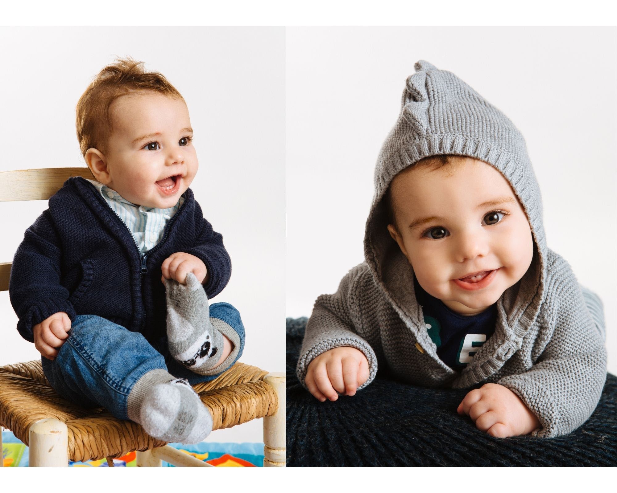 Sesion bebe en estudio de fotografo Kunst Photo & Art Berango