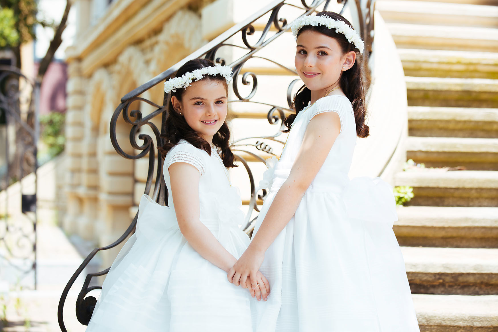 Reportaje comunión hermanos, hermanas Fotografo Kunst Photo & Art Berango, Getxo, Bilbao, Sopelana