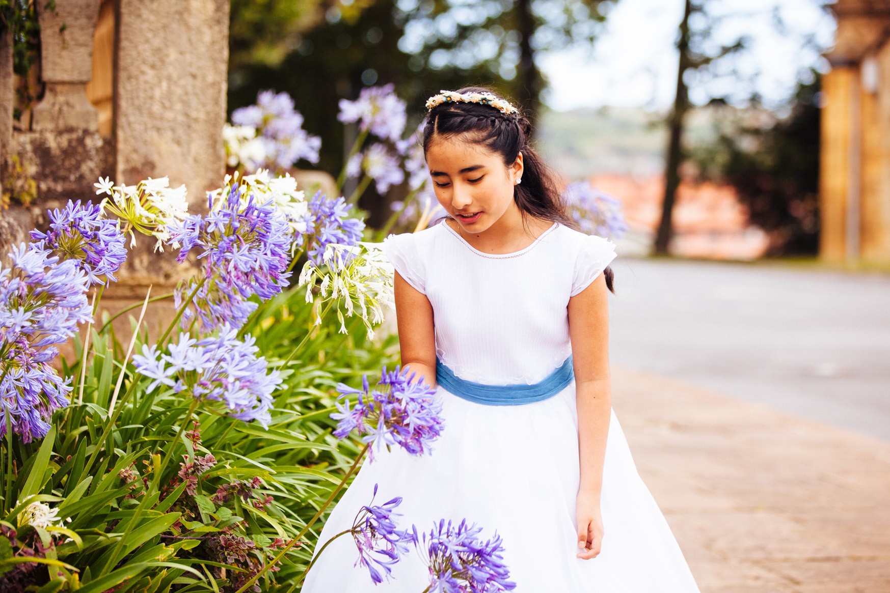 Reportaje Primera Comunión exteriores. Kunst Berango, Sopelana, Getxo, Bilbao 13