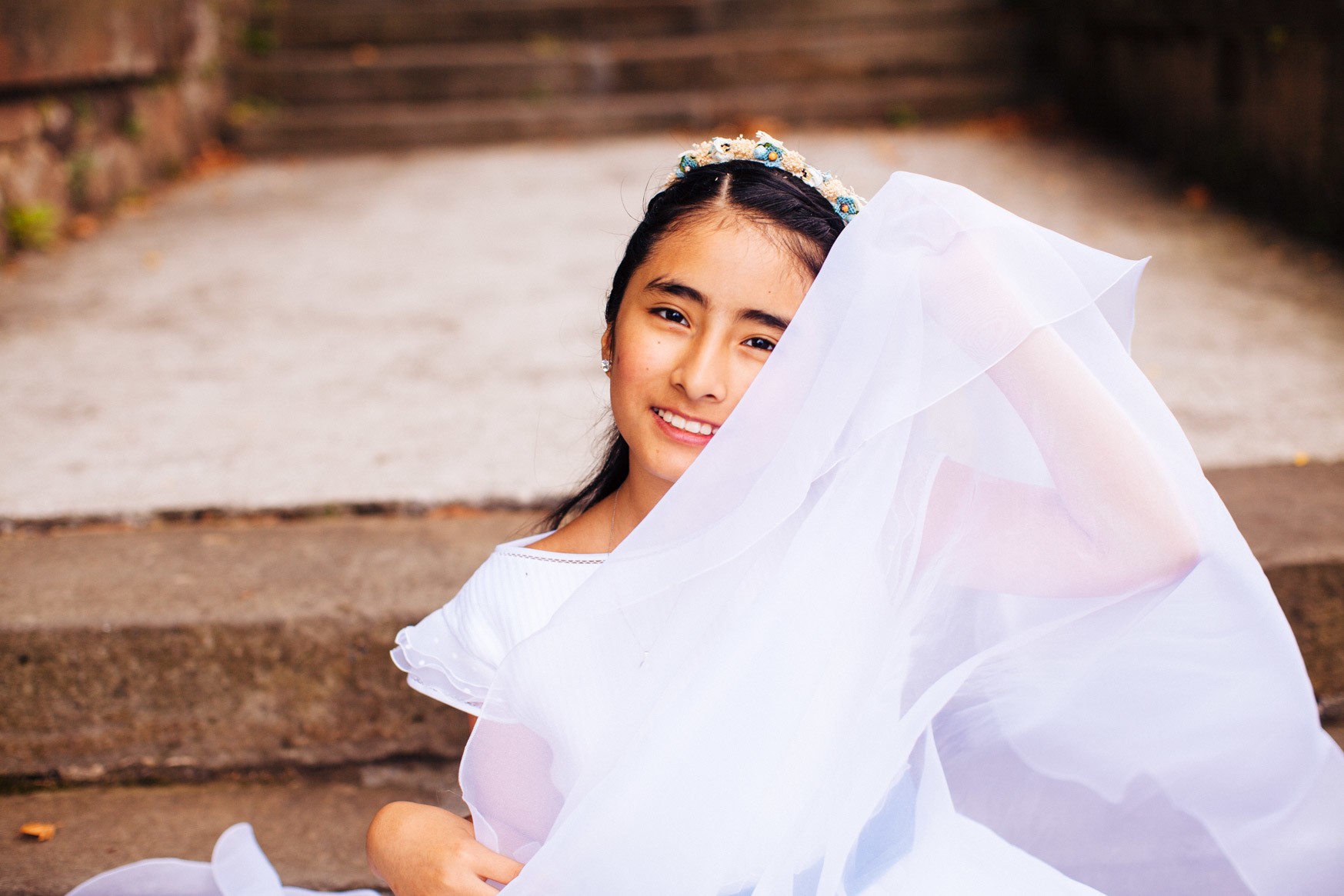 Reportaje Primera Comunión exteriores. Kunst Berango, Sopelana, Getxo, Bilbao 7