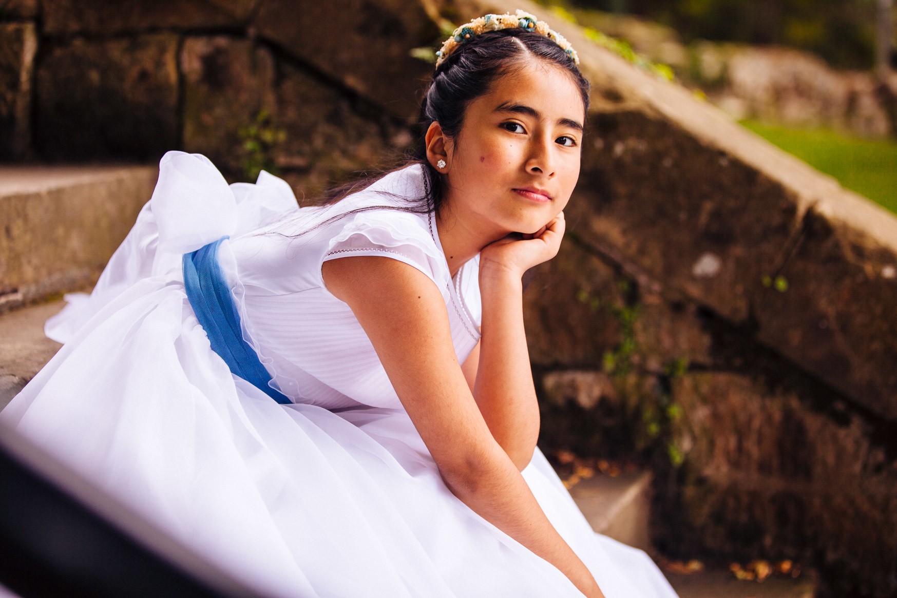 Reportaje Primera Comunión exteriores. Kunst Berango, Sopelana, Getxo, Bilbao 8