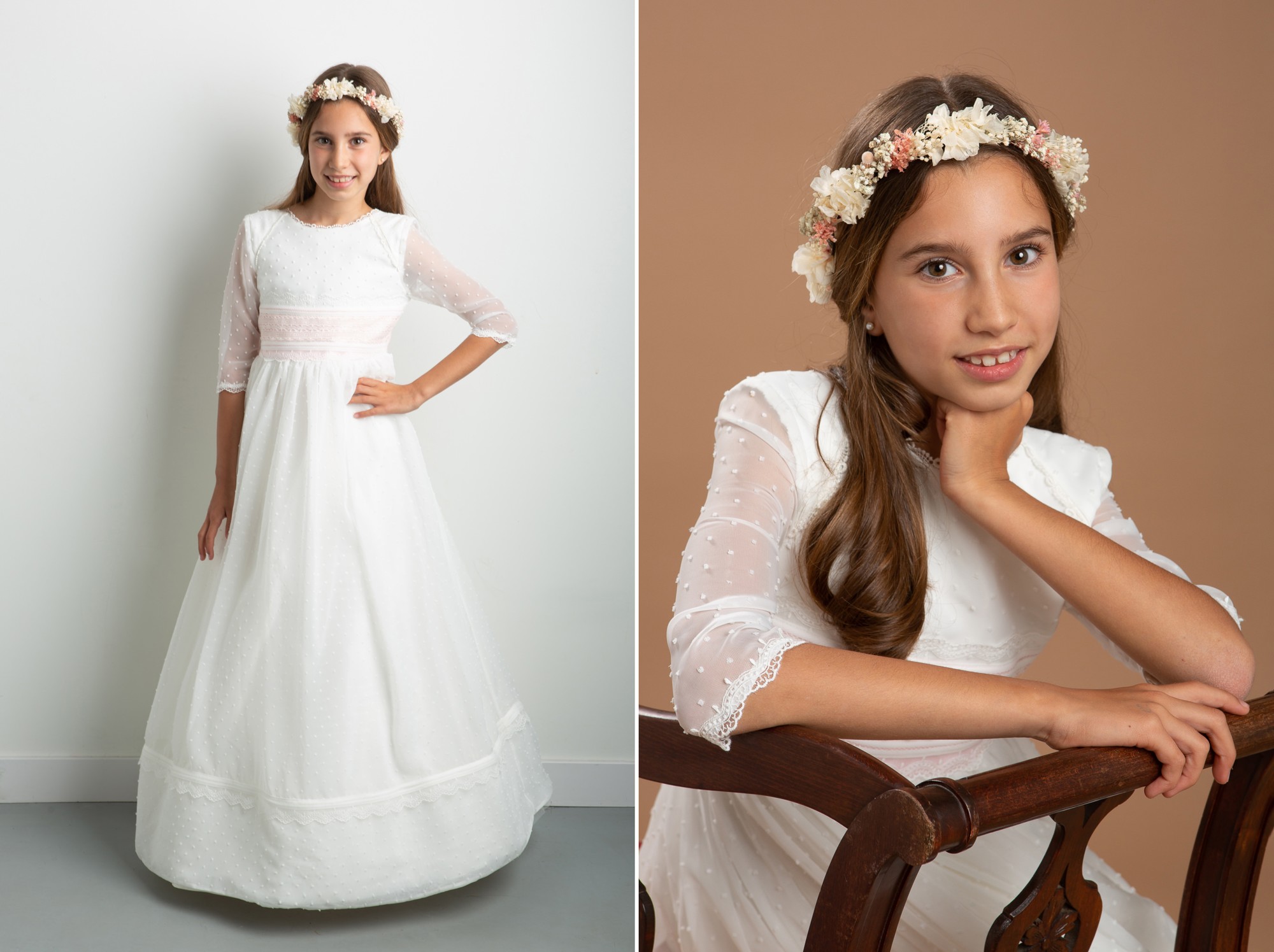 Fotografo comunion estudio Kunst Photo Bilbao, Las Arenas, Gobela