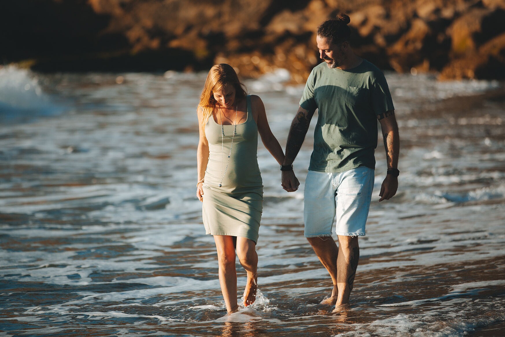 fotografo embarazo playa Azkorri Getxo-115