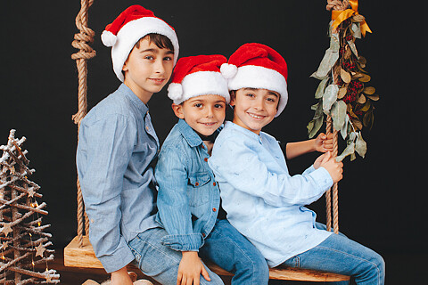 Minisesion Navidad Berango con 4 niños + mascota