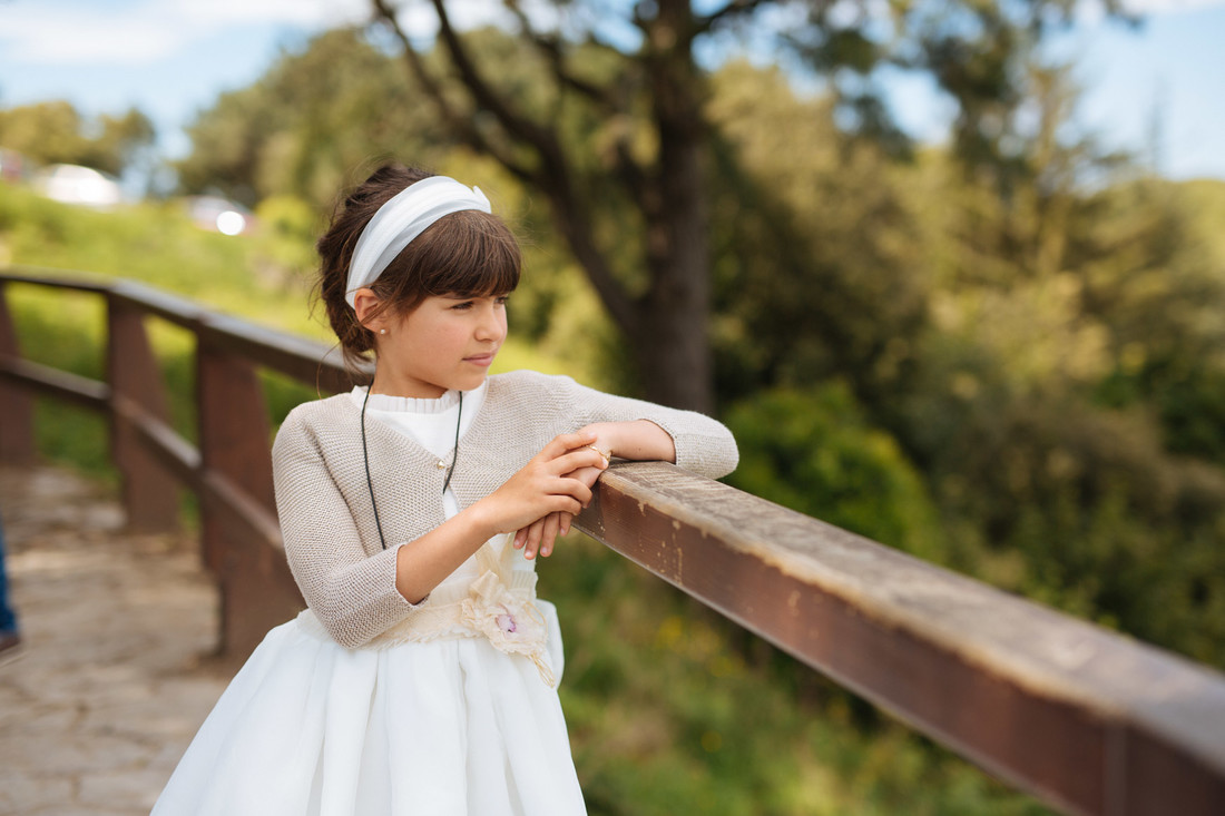 Girl communion photo Bizkaia