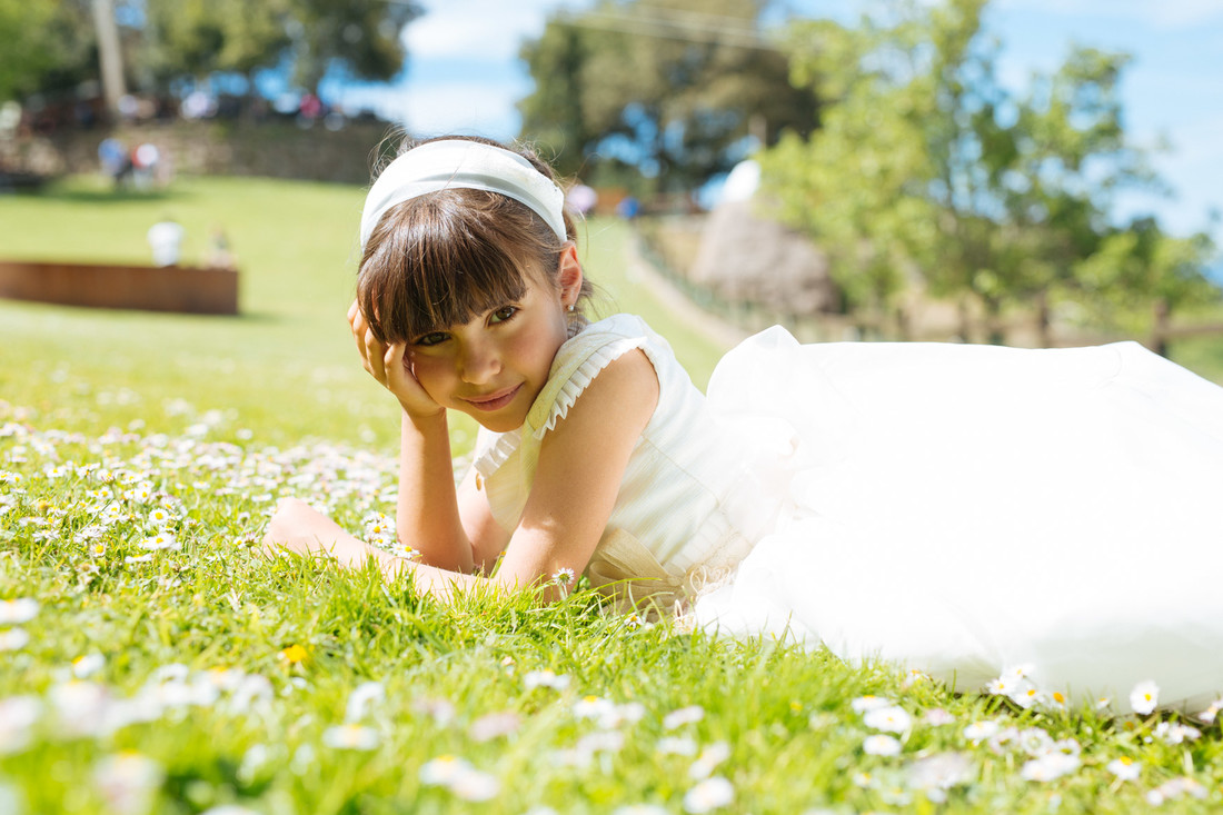Communion photo session Bermeo