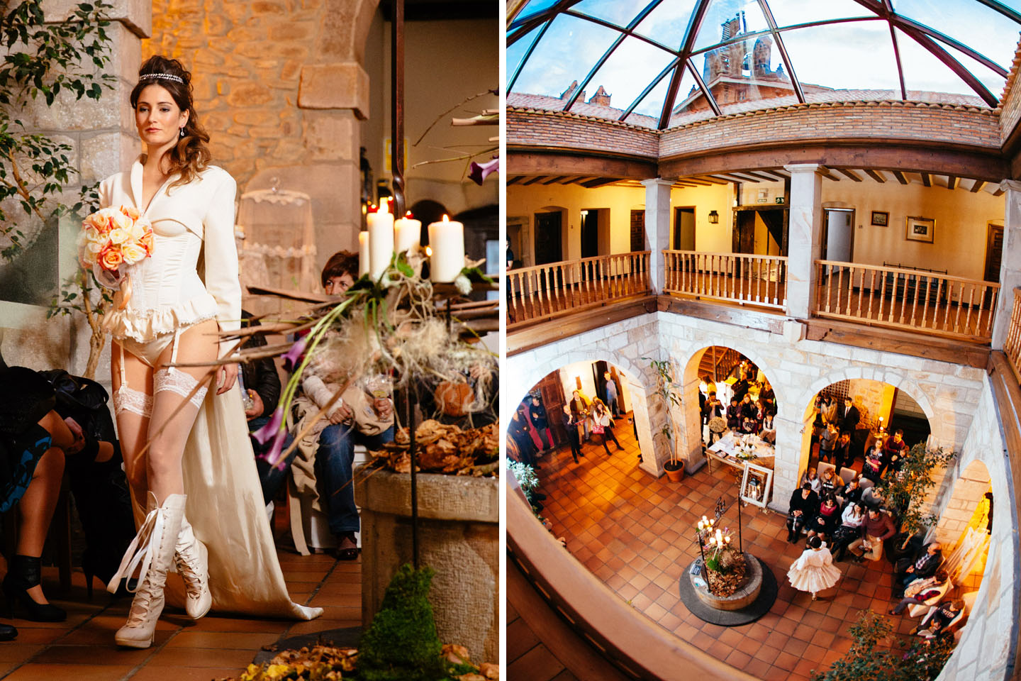 Ropa Interior, Lenceria novia. Desfile Convento San Roque, Balmaseda