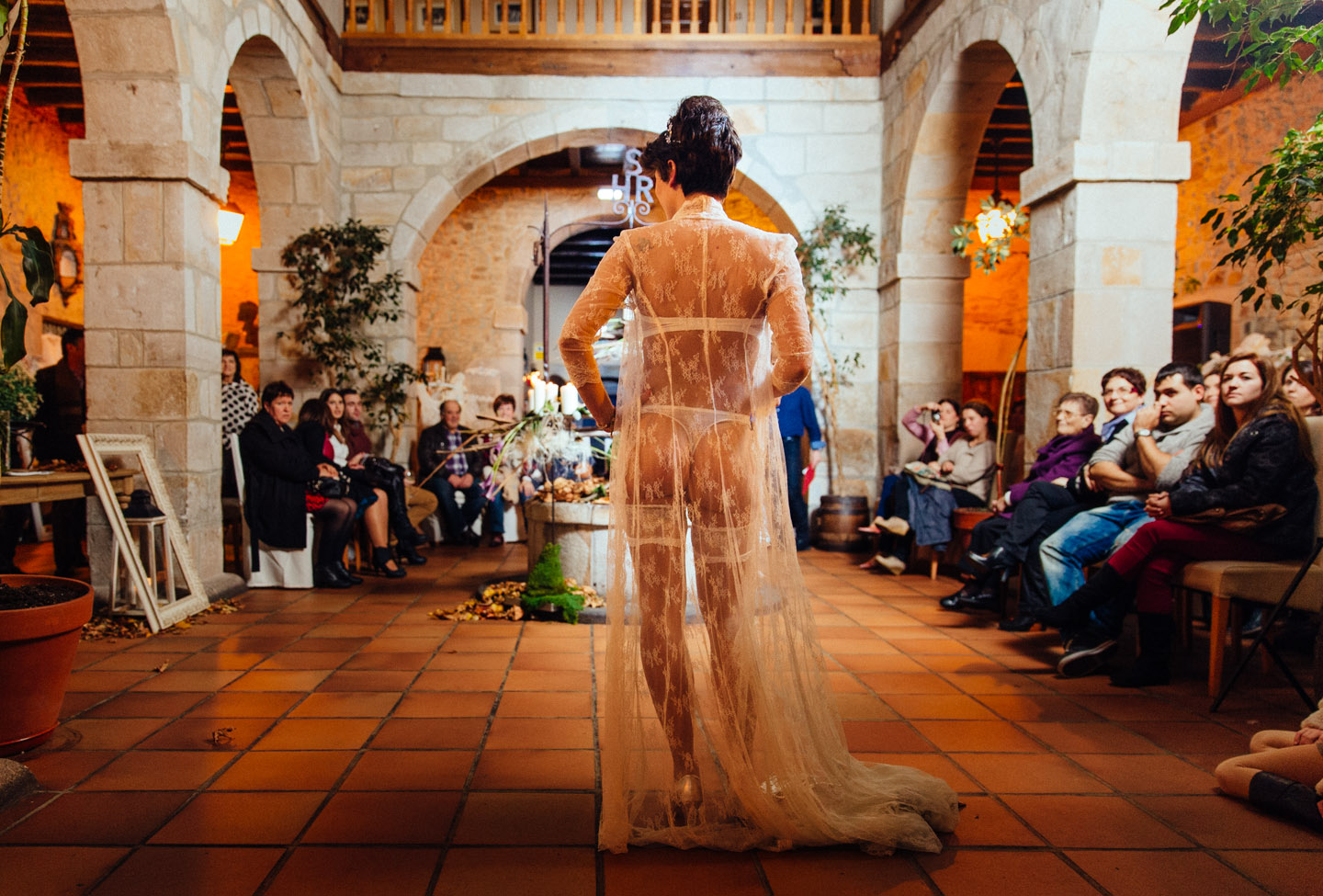 Lenceria Vintage Bodas. Desfile San Roque Balmaseda